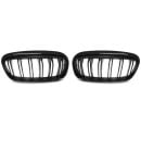 Griglia calandra anteriore BMW F45 / F46 14-18 Double bar nero lucido