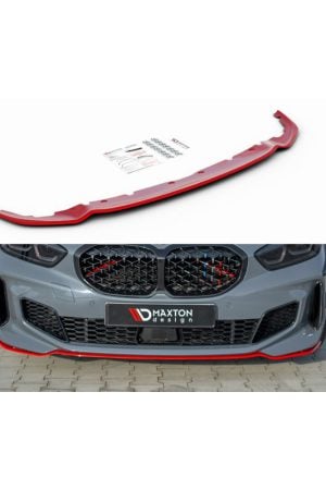 Spoiler sottoparaurti anteriore BMW 1 F40 M-Pack 2019- V.4 Red