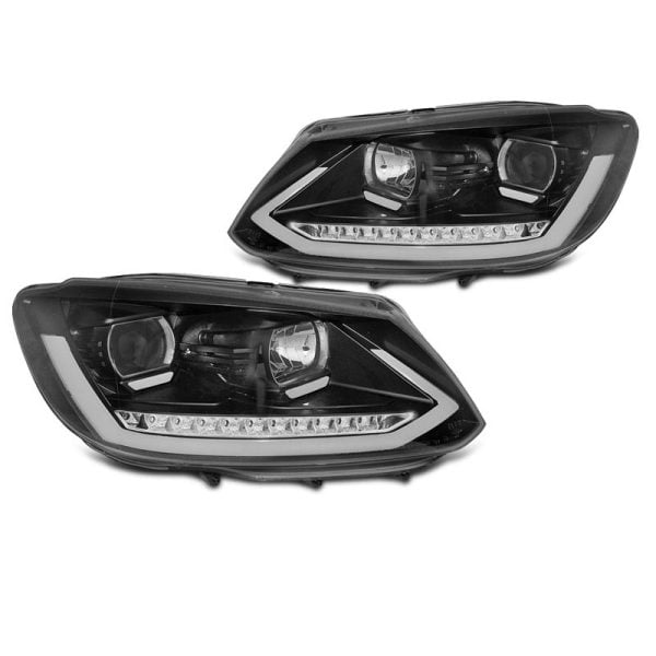 Fari DRL Led con DTS per Volkswagen Touran II 2010-2015 Neri