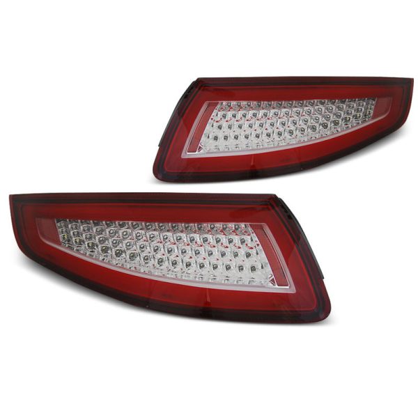 Coppia fari Led e DTS posteriori Porsche 911 997 04-09 Rossi e Bianchi