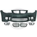 Paraurti anteriore BMW Serie 1 E81/82/87/88 07-13 M1 Look + Faretti