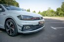 Sottoparaurti diffusore anteriore V.3 Volkswagen Polo GTI Mk6 2017-