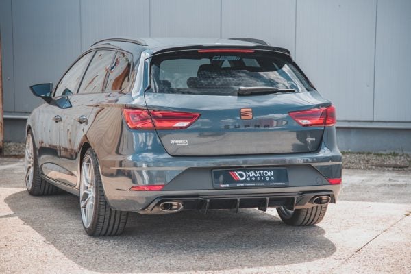 Estrattore sottoparaurti posteriore V.2 Seat Leon Cupra ST MK3 2017-2019