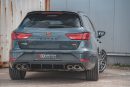 Estrattore sottoparaurti posteriore V.3 Seat Leon Cupra ST MK3 2017-2019