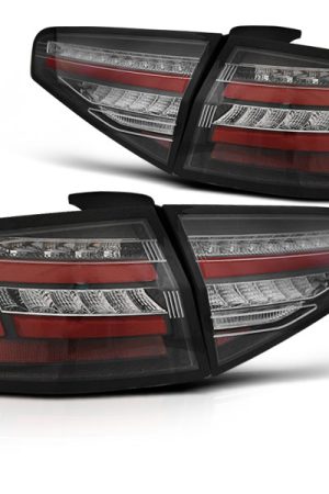 Coppia fari Led Bare DTS posteriori Audi A4 B8 12-15 berlina Neri