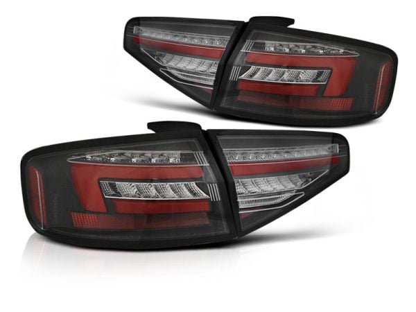 Coppia fari Led Bare DTS posteriori Audi A4 B8 12-15 berlina Neri