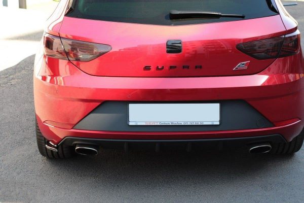 Sottoparaurti splitter laterali posteriori V.2 Seat Leon MK3 Cupra 2017- Facelift