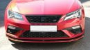 Sottoparaurti splitter anteriore V.3 Seat Leon MK3 Cupra 2017-