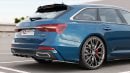 Sottoparaurti splitter posteriore Audi A6 S-Line / S6 C8 Avant 2019-