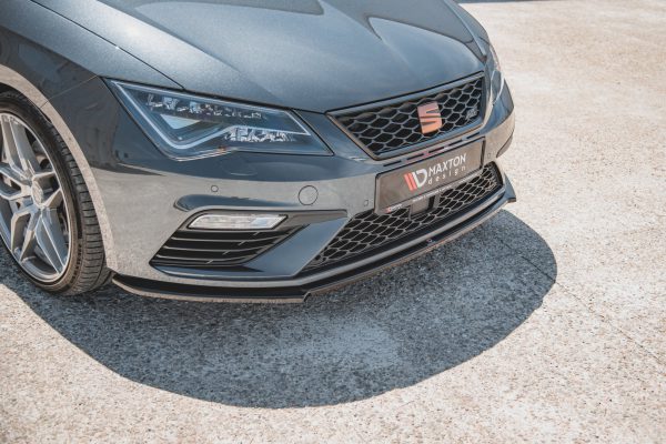 Sottoparaurti splitter anteriore V.4 Seat Leon MK3 Cupra / FR Facelift 2017-