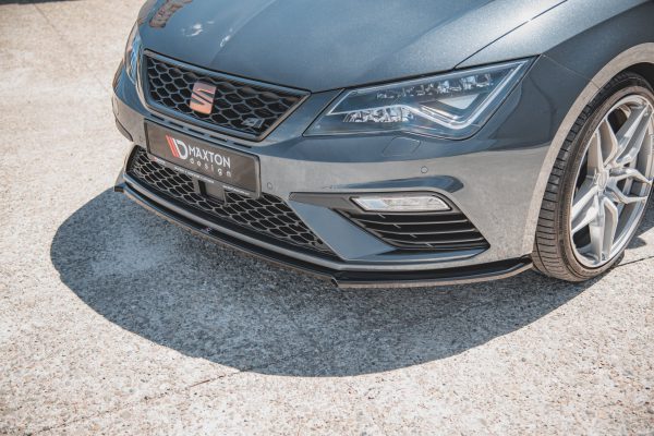 Sottoparaurti splitter anteriore V.4 Seat Leon MK3 Cupra / FR Facelift 2017-