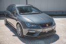 Sottoparaurti splitter anteriore V.4 Seat Leon MK3 Cupra / FR Facelift 2017-