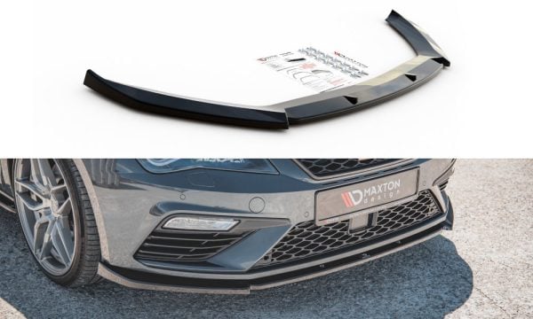 Sottoparaurti splitter anteriore V.6 Seat Leon MK3 Cupra / FR Facelift 2017-