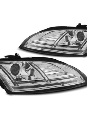 Fari anteriori Xenon AFS e DTS per Audi TT 8J 2010-2014 Chrome