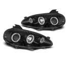 Coppia di fari Angel Eyes Mazda MX5 01-05 Neri