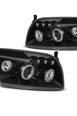 Fari Angel Eyes Dodge Caliber 06-12 Neri