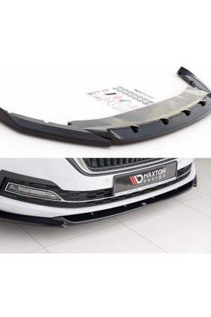 Sottoparaurti splitter anteriore V.1 Skoda Octavia Mk4 2019 -