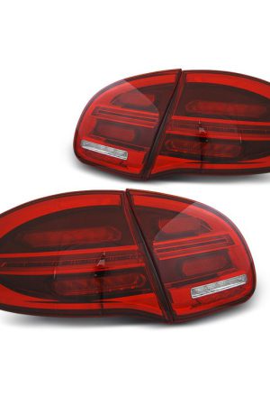 Coppia fari Led posteriori Porsche Cayenne 10-15 Rossi e Bianchi