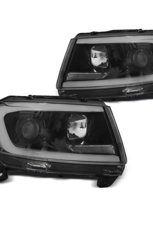 Fari Tube light e DTS Chrysler Jeep Grand Cherokee 11-13 Neri