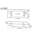 Sottoparaurti diffusore posteriore Mercedes Classe B T 245