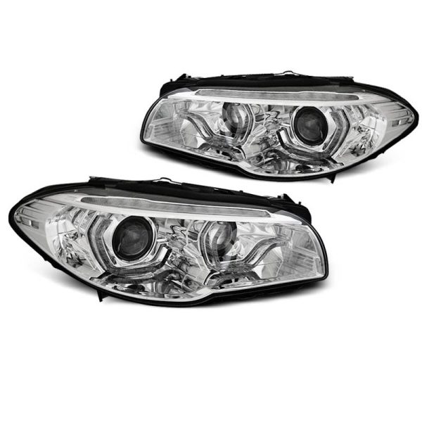 Fari anteriori Xenon DRL e DTS per BMW F10 / F11 2010-2013 Chrome