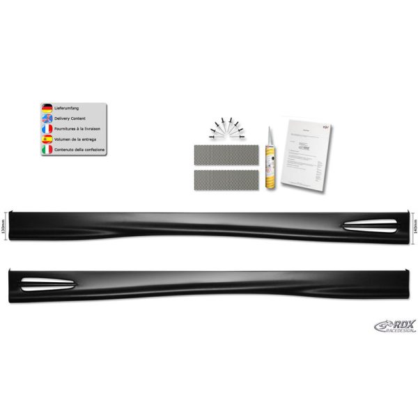Minigonne laterali Renault Clio 3 1-2 Serie GT4