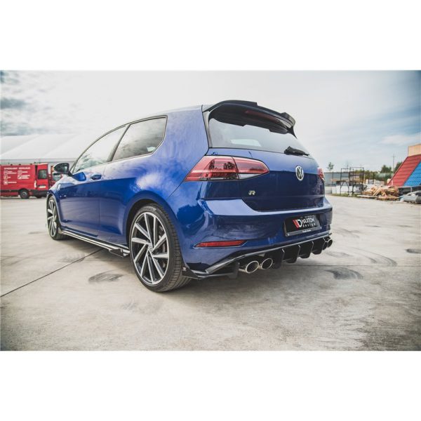 Volkswagen Golf VII R 2017-2020 Spoiler estrattore sottoparaurti posteriore