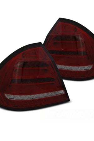 Coppia fari Led DTS posteriori Mercedes W203 berlina 00-04 Rossi fume