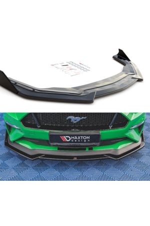 Sottoparaurti splitter anteriore con flaps V.1 Ford Mustang GT MK6 2017-