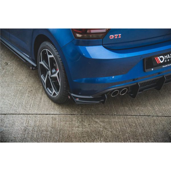 Sottoparaurti estrattore Racing posteriore+Flaps VW Polo GTI Mk6 2017-