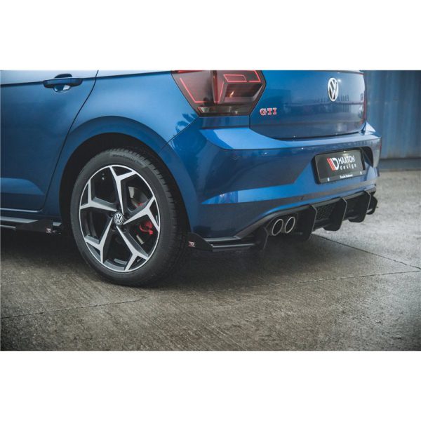 Sottoparaurti estrattore Racing posteriore+Flaps VW Polo GTI Mk6 2017-