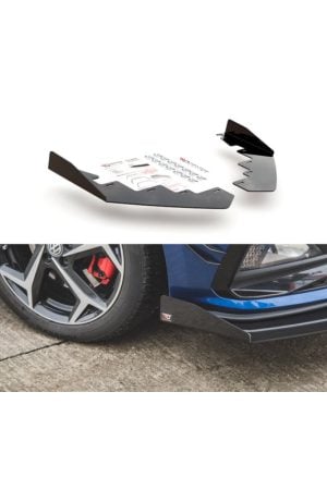 Flaps aerodinamici inferiori Volksvagen Polo GTI Mk6 2017- nero opaco