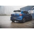 Flaps aerodinamici posteriori Volksvagen Polo GTI Mk6 2017- nero opaco