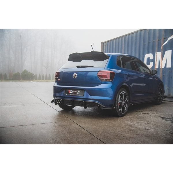 Flaps aerodinamici posteriori Volksvagen Polo GTI Mk6 2017- nero lucido