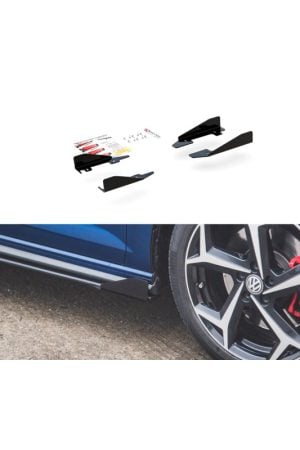 Flaps aerodinamici laterali Volksvagen Polo GTI Mk6 2017- nero opaco