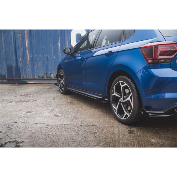 Flaps aerodinamici laterali Volksvagen Polo GTI Mk6 2017- nero opaco