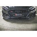 Sottoparaurti splitter+flaps anteriori V.1 Audi RS5 F5 Facelift 2019-