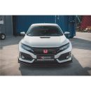 Lama sottoparaurti racing V.2 Honda Civic X Type R 2017- nero