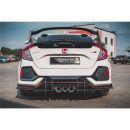 Sottoparaurti estrattore Racing posteriore Honda Civic X Type R 2018- nero