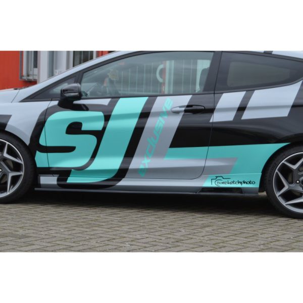 Minigonne laterali sottoporta Ford Fiesta ST MK8 2018-