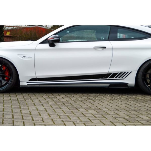 Minigonne laterali sottoporta Mercedes C63AMG C205 / A205 Coupe/Cabrio 2015-