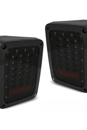 Coppia fari posteriori Led Chrysler Wrangler JK 07-18 fume