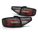 Coppia fari Led Bar DTS posteriori Audi A4 B8 12-15 berlina Neri (Oem)