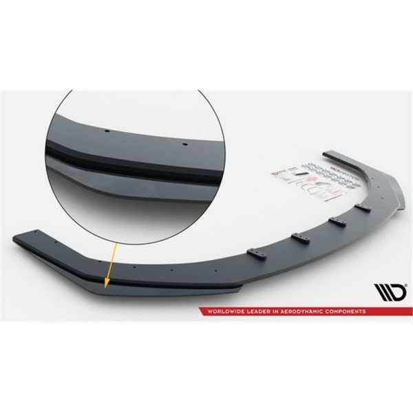 Sottoparaurti anteriore+ Flaps Toyota GR Yaris Mk4 2020- nero opaco + flaps lucidi