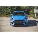 Lama sottoparaurti racing anteriore con flaps Ford Focus RS MK3 2015-2018