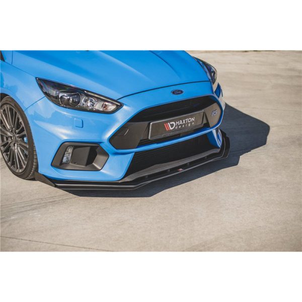 Lama sottoparaurti racing anteriore con flaps Ford Focus RS MK3 2015-2018