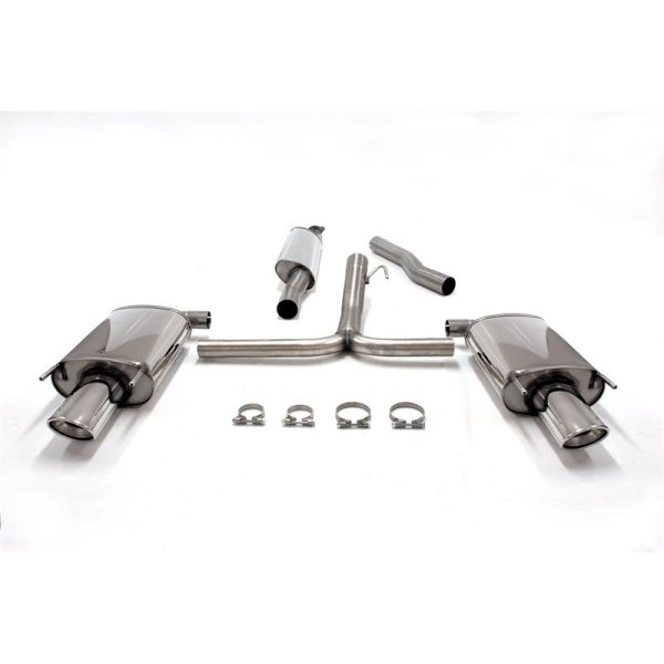 Sistema di scarico Duplex in acciaio Inox 1x90x120 Opel Insignia 4/5 porte 4WD