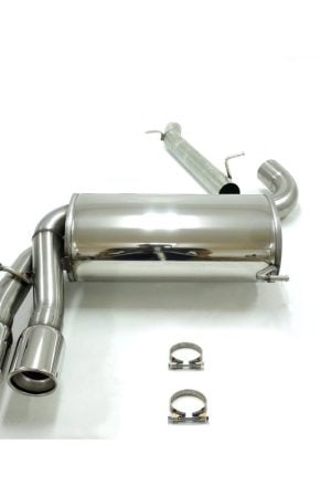 Sistema di scarico in acciaio Inox 2x80 Audi A3 Quattro / S3 1.8 / 2.0 TFSI 2005-2013