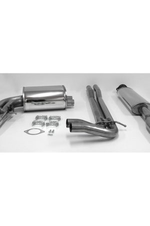 Sistema di scarico in acciaio Inox 2x70 per Volvo V70 II R tipo S / S60 IR tipo R