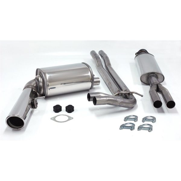 Sistema di scarico in acciaio Inox 1x100 per Volvo V70 II AWD S